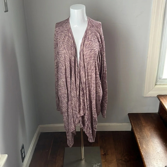 Torrid Women's Knit Waterfall Drape Front Cardigan Sweater Size 3 - Picture 1 of 6